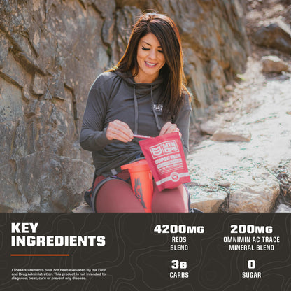 MTN OPS Super Reds Daily Health & Antioxidant Drink Powder – 30 On-The-Go Packs
