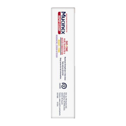 Mucinex Rapid Clear Maximum Strength Day & Night Cold and Flu Medicine for Adults - 24 Count