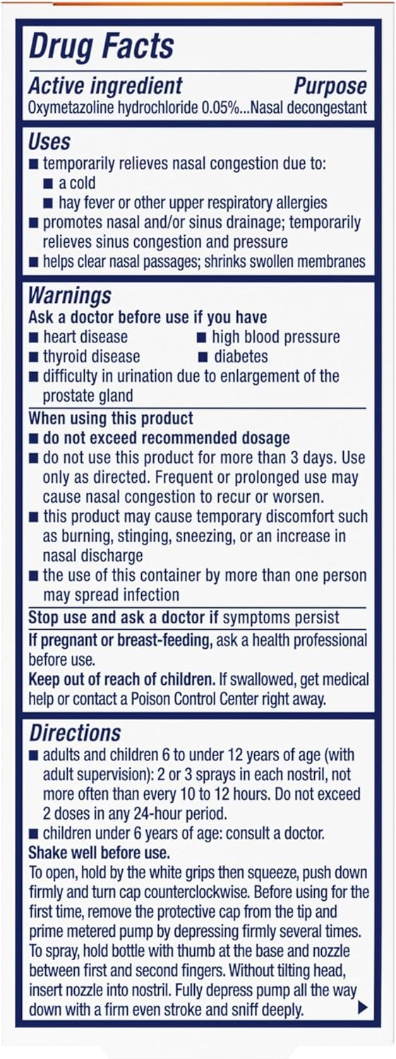Mucinex Sinus-Max Nasal Spray – 12-Hour Sinus & Allergy Relief (Fragrance Free)