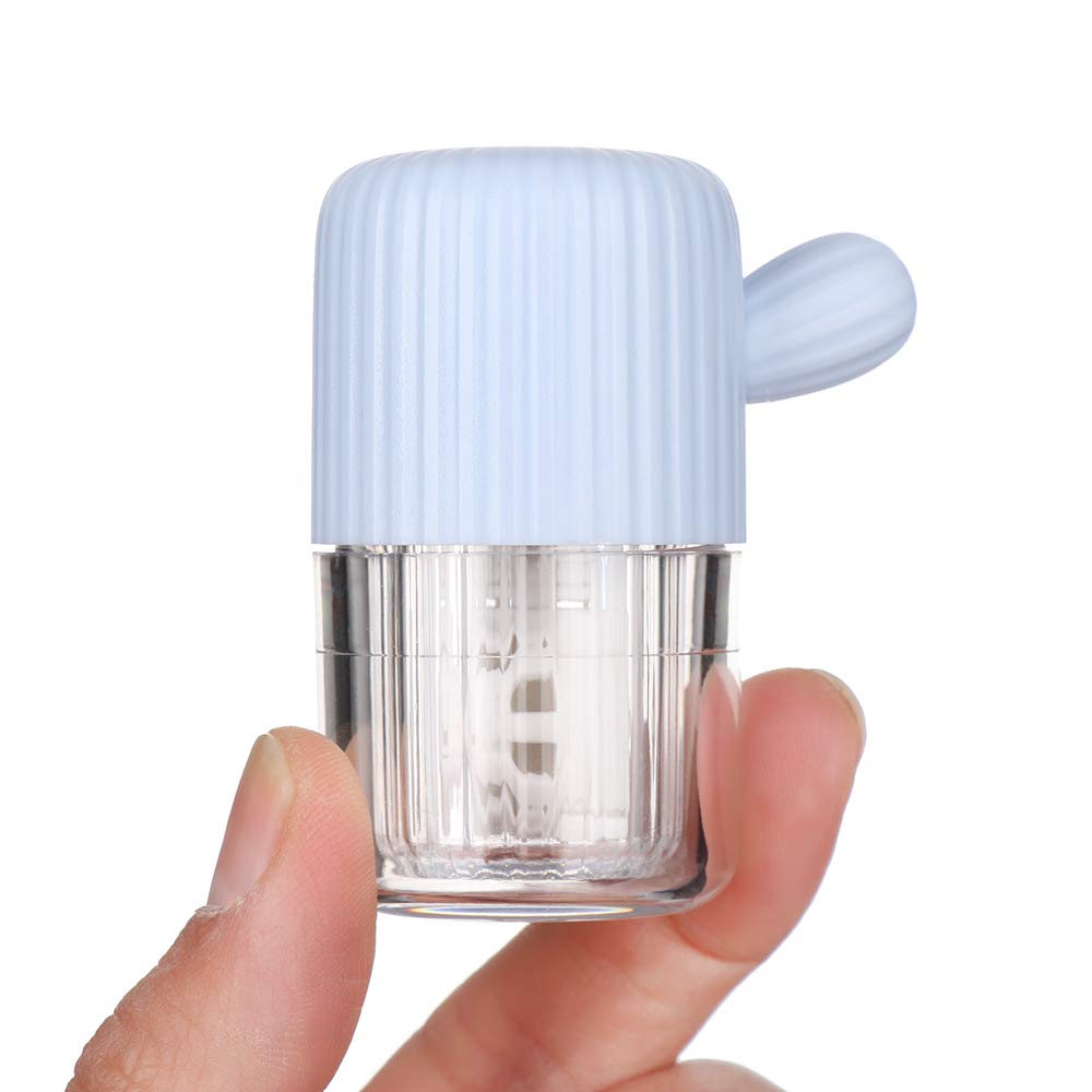 MUDOR Portable Contact Lens Cleaner – Quiet Blue, Fast Cleaning for Soft & Hard Lenses