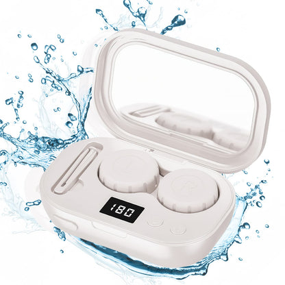 MUGLE Portable Ultrasonic Contact Lens Cleaner with USB Charger - White