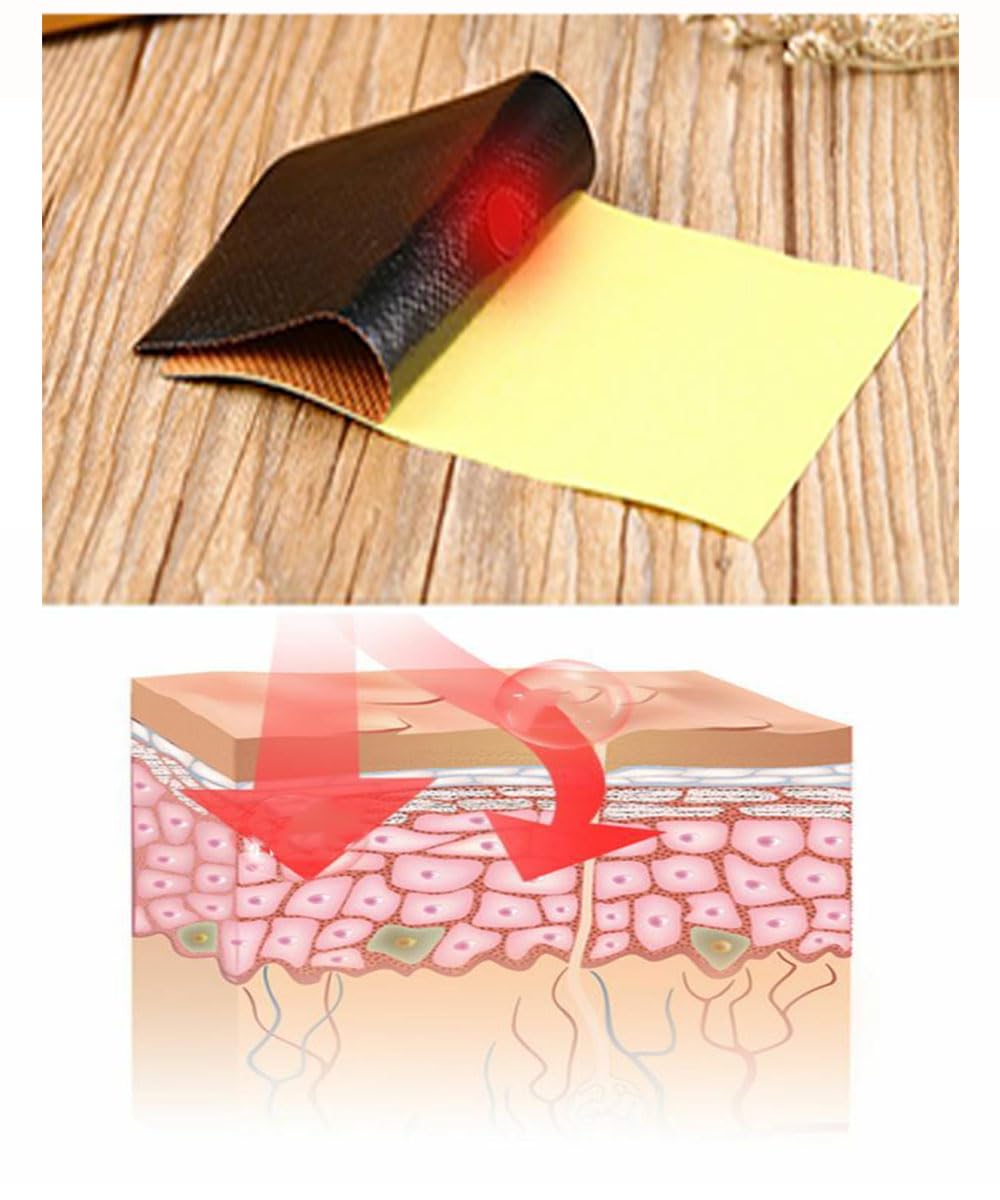 60pcs Mugwort Leaf Pads Wormwood Moxibustion Patch 7x10cm – Foot/Neck/Back Relief