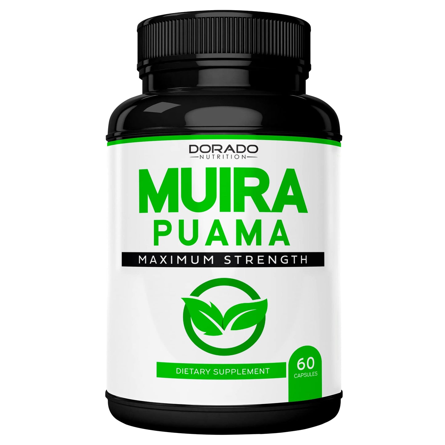 Muira Puama Root Extract 1000mg - 60 Capsules - USA Made, Non-GMO, Gluten Free