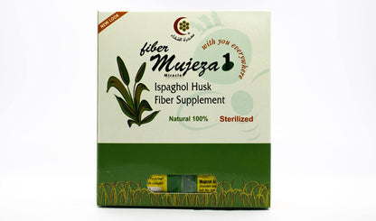 Mujeza Psyllium Husk Supplement (100g) - Organic Fiber for Digestive Health, Keto, Vegan