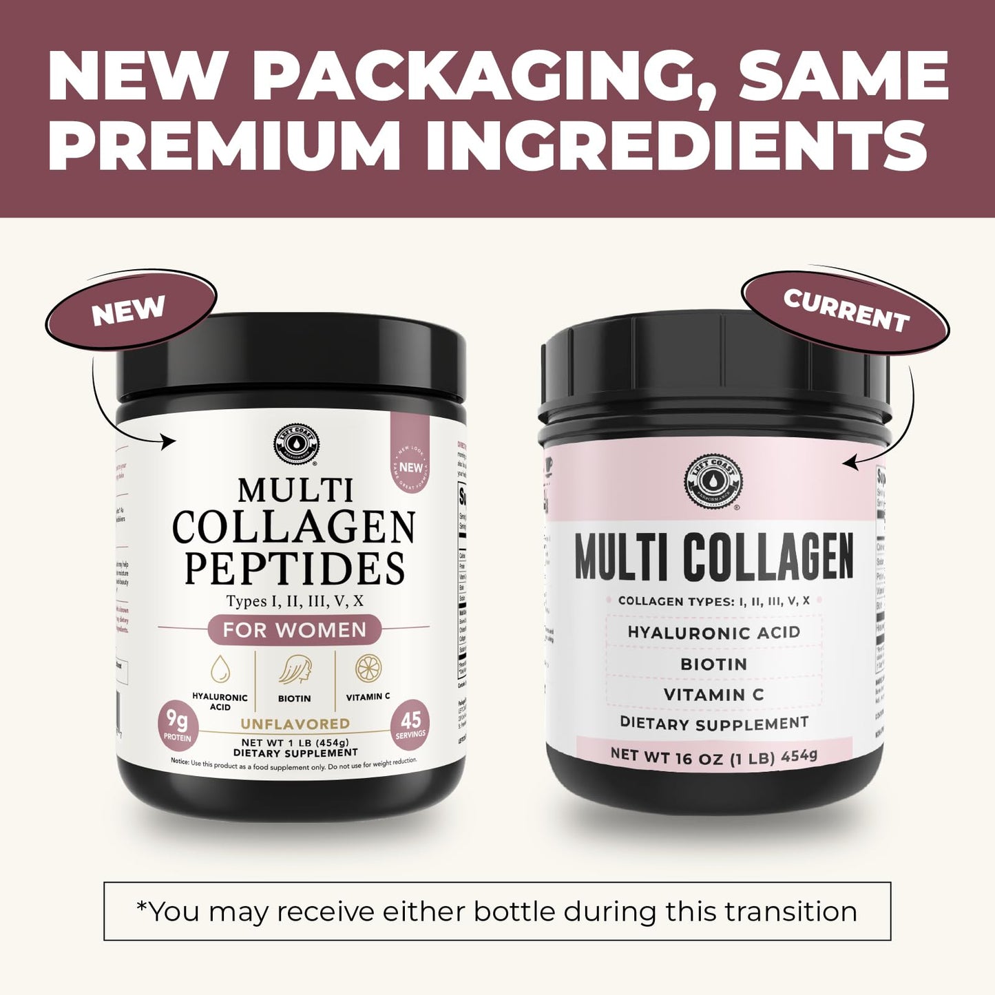 Multi Collagen Peptides Powder I-II-III-V-X with Hyaluronic Acid | Keto & Non-GMO
