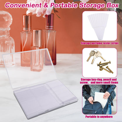 600 Pieces Perfume Tester Strips with Storage Box – Larbeti Fragrance Test Cards