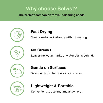 SOLWST Optix Lens Cleaning Wipes – 300 Pre-Moistened, Individually Wrapped for Glasses, Lenses & Screens