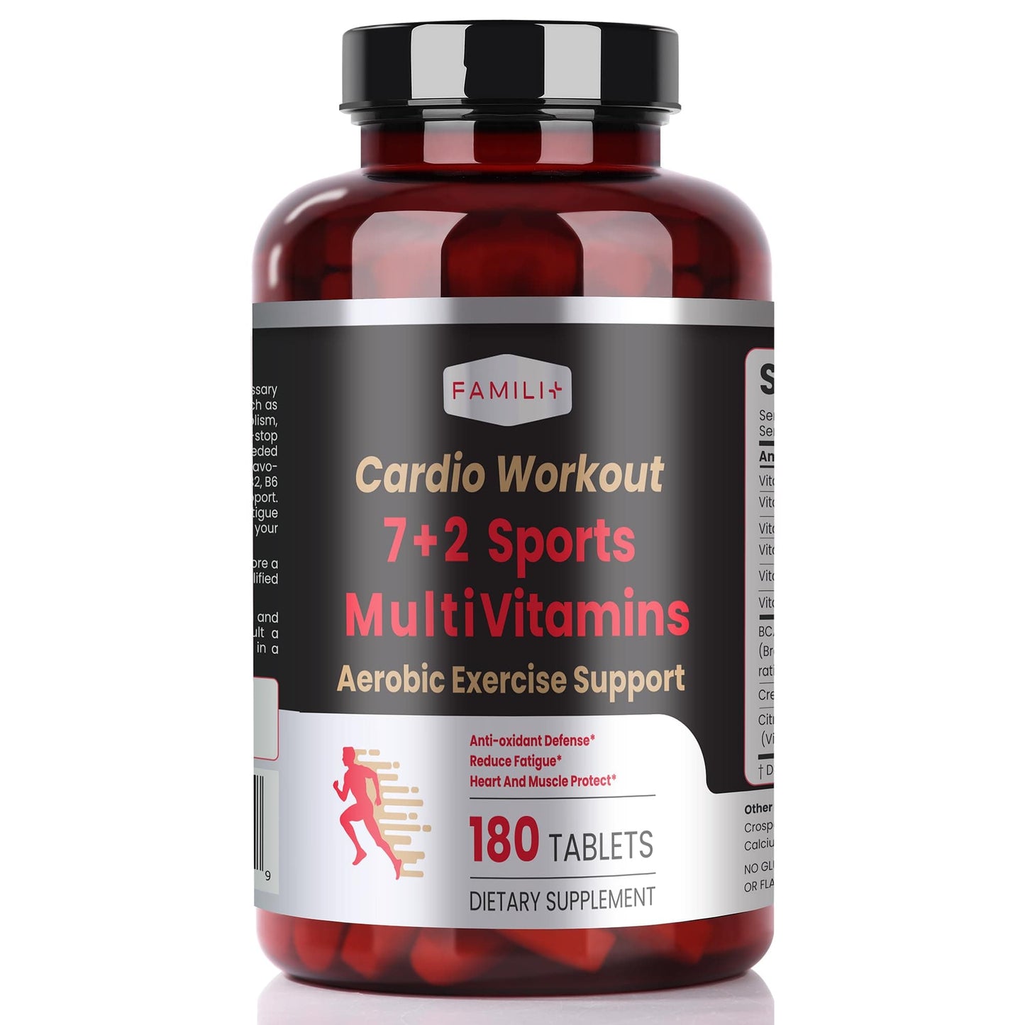 Multivitamin with Creatine & BCAA for Cardio & Recovery | Heart & Muscle Protect