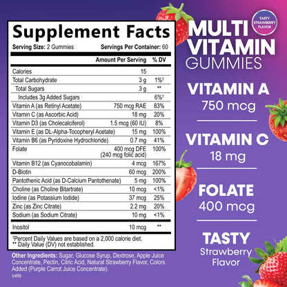 Multivitamin Gummies for Adults – Immune Support & Vitamins