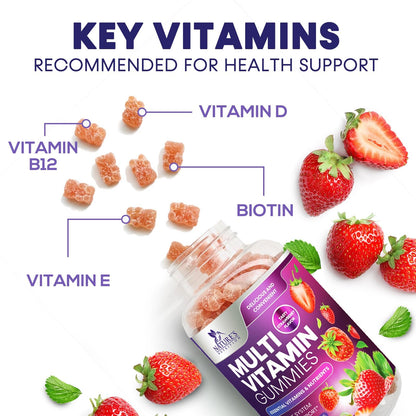Multivitamin Gummies for Adults – Immune Support & Vitamins