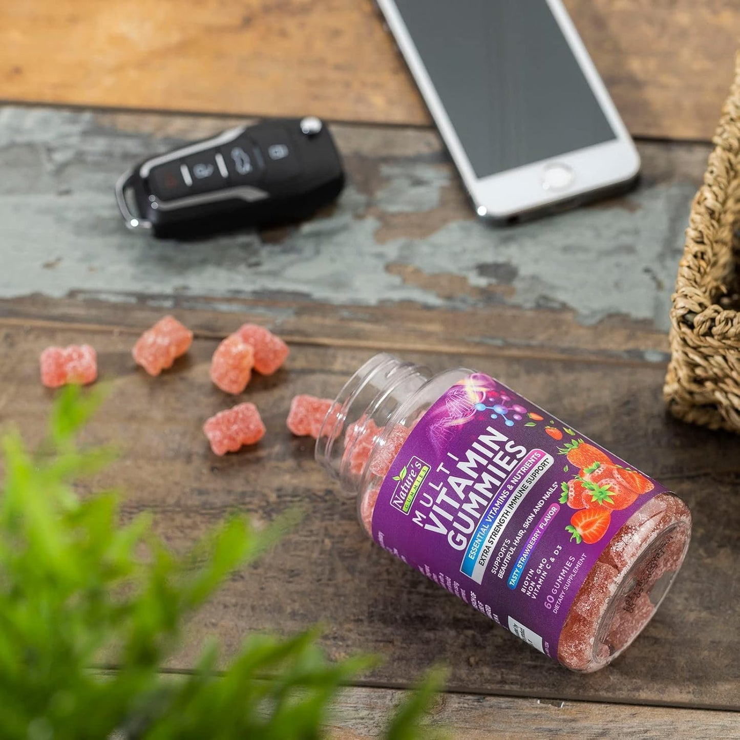 Multivitamin Gummies for Adults - Immune Support for Men & Women | 60 Gummies