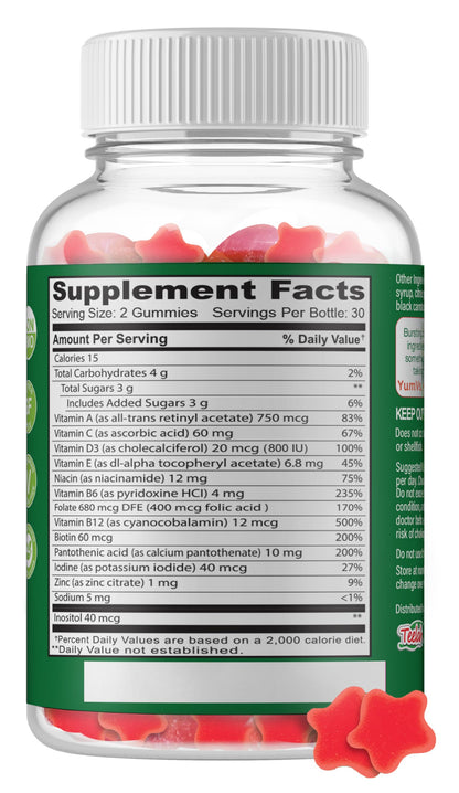 Multivitamin Gummies for Adults – Immune Support | Ault Multi VIT Vitamin with A, C, D, E, B6, B12 & Zinc - 60 Gummies
