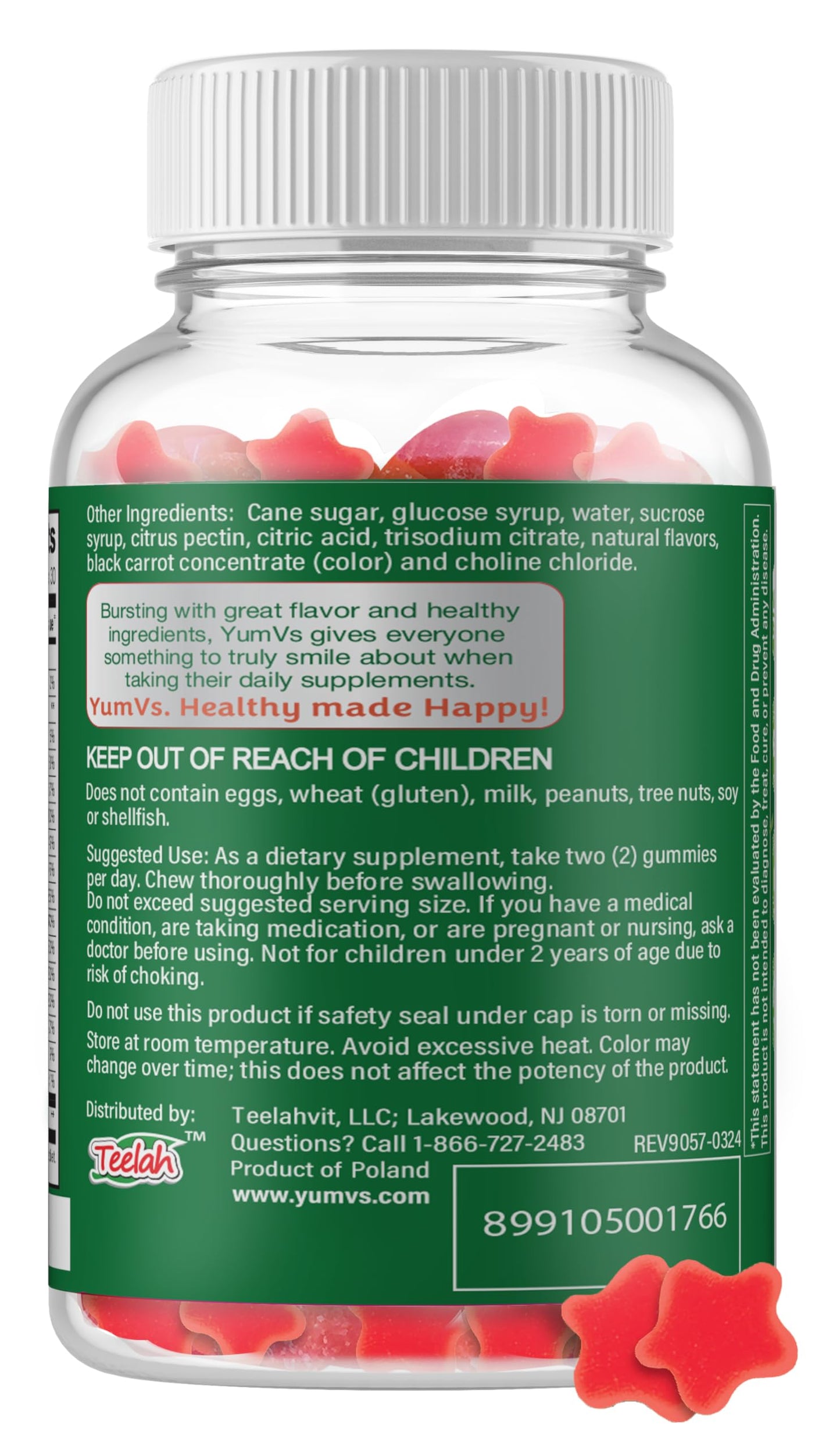 Multivitamin Gummies for Adults – Immune Support | Ault Multi VIT Vitamin with A, C, D, E, B6, B12 & Zinc - 60 Gummies