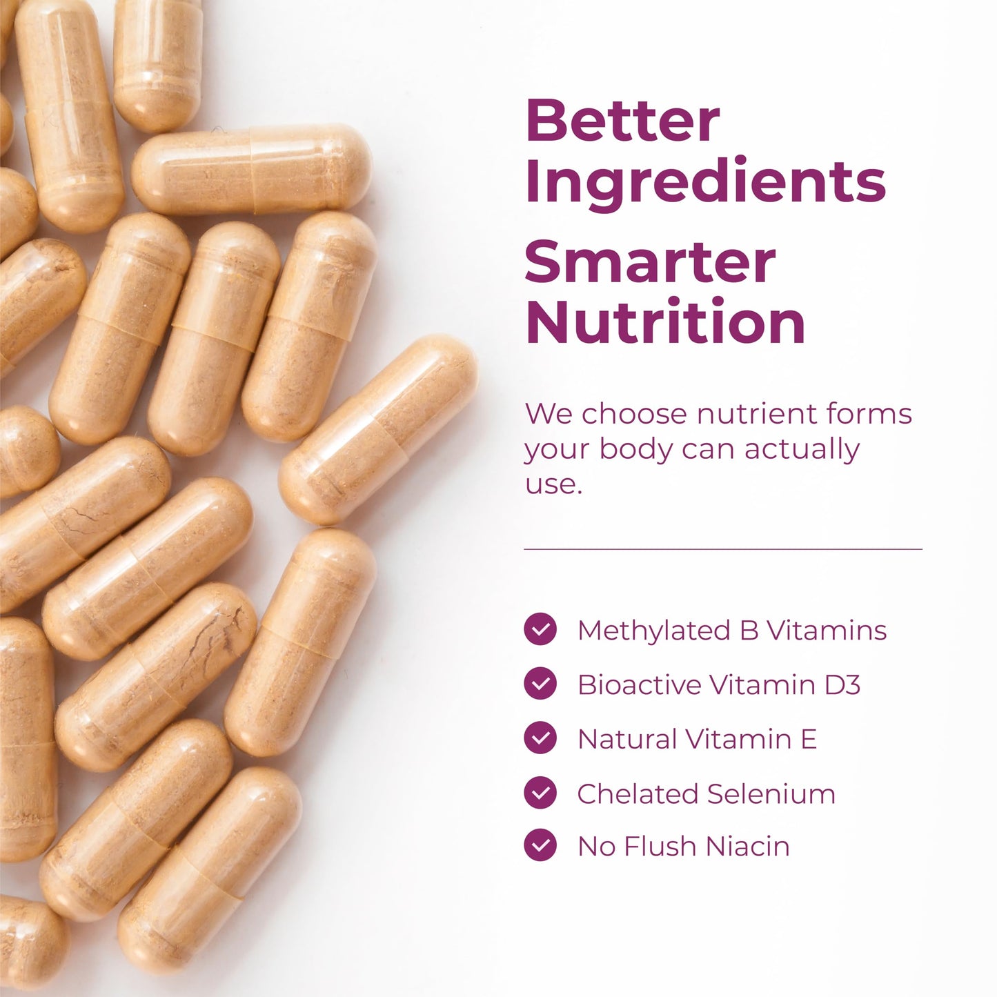 Multivitamin for Women - Methylated Vitamins & Minerals for Daily Support