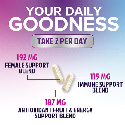 Multivitamin for Women - Bone Health, Energy & Immunity (120 Capsules)