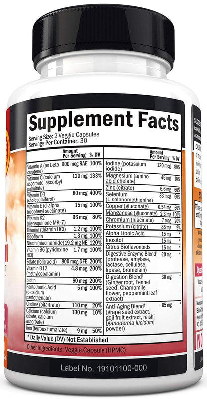 Women's Multivitamin with Vitamin D3 - Immunity & Joint Support - 60 Ct