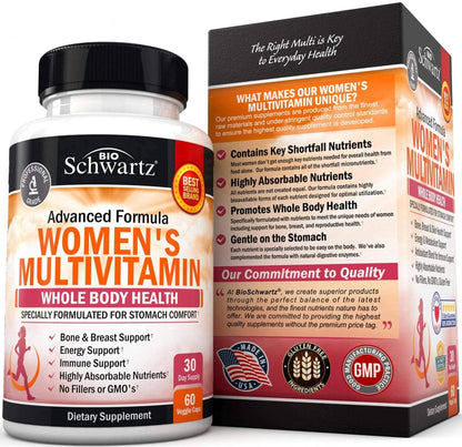 Women's Multivitamin with Vitamin D3 - Immunity & Joint Support - 60 Ct