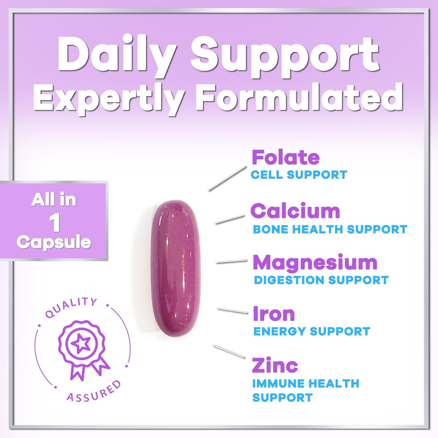 Multivitamin for Women - Daily Women's Multivitamins with Biotin (120 Softgels)