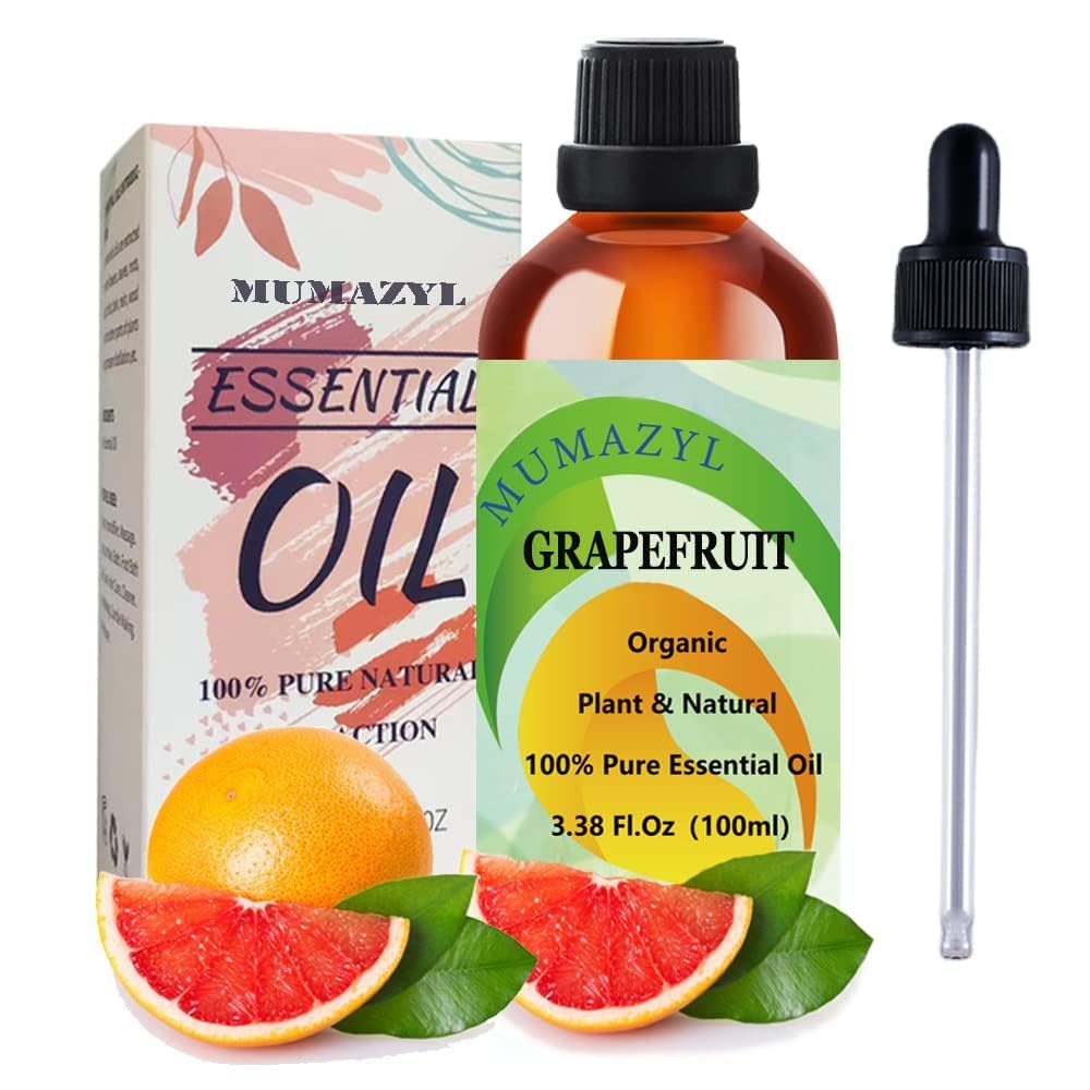 MUMAZYL Grapefruit Essential Oil - 100ml | Diffuser, Soap & Candle Crafting