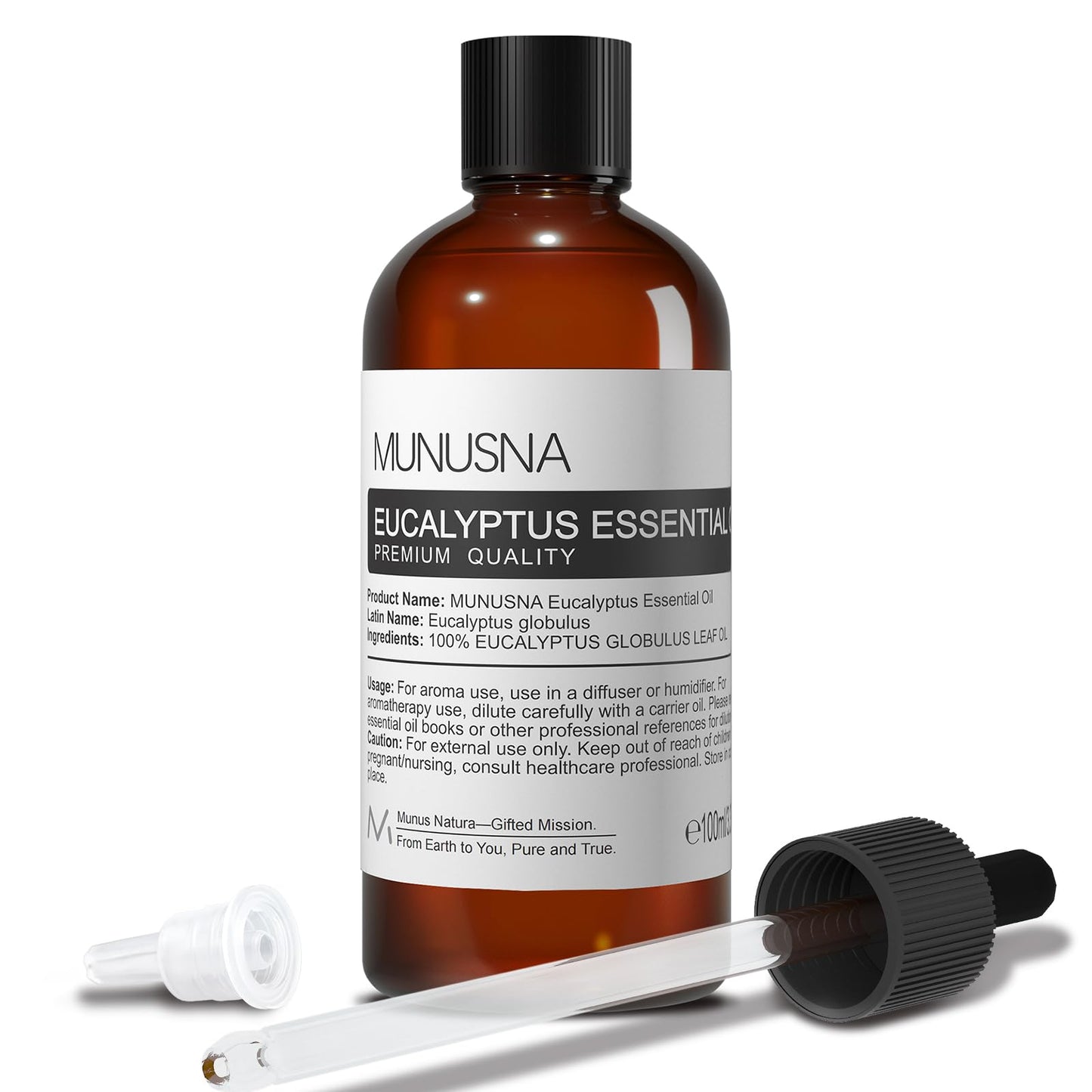 MUNUSNA Eucalyptus Essential Oil – Premium Grade, 100ML, 100% Natural
