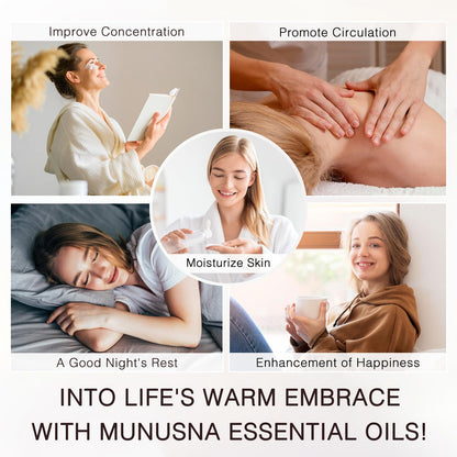MUNUSNA Vanilla Essential Oil – 100% Natural & Pure (100ml) for Skin Care & Aromatherapy