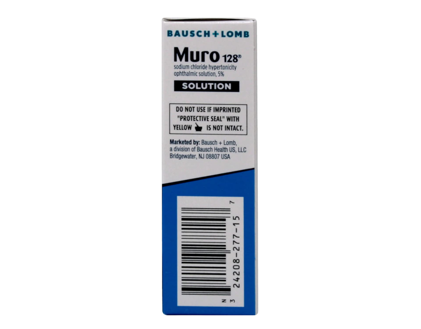 Bausch and Lomb Muro 128 Ophthalmic Solution 5% 15 mL – Temporary Relief of Corneal Edema (1 Box)