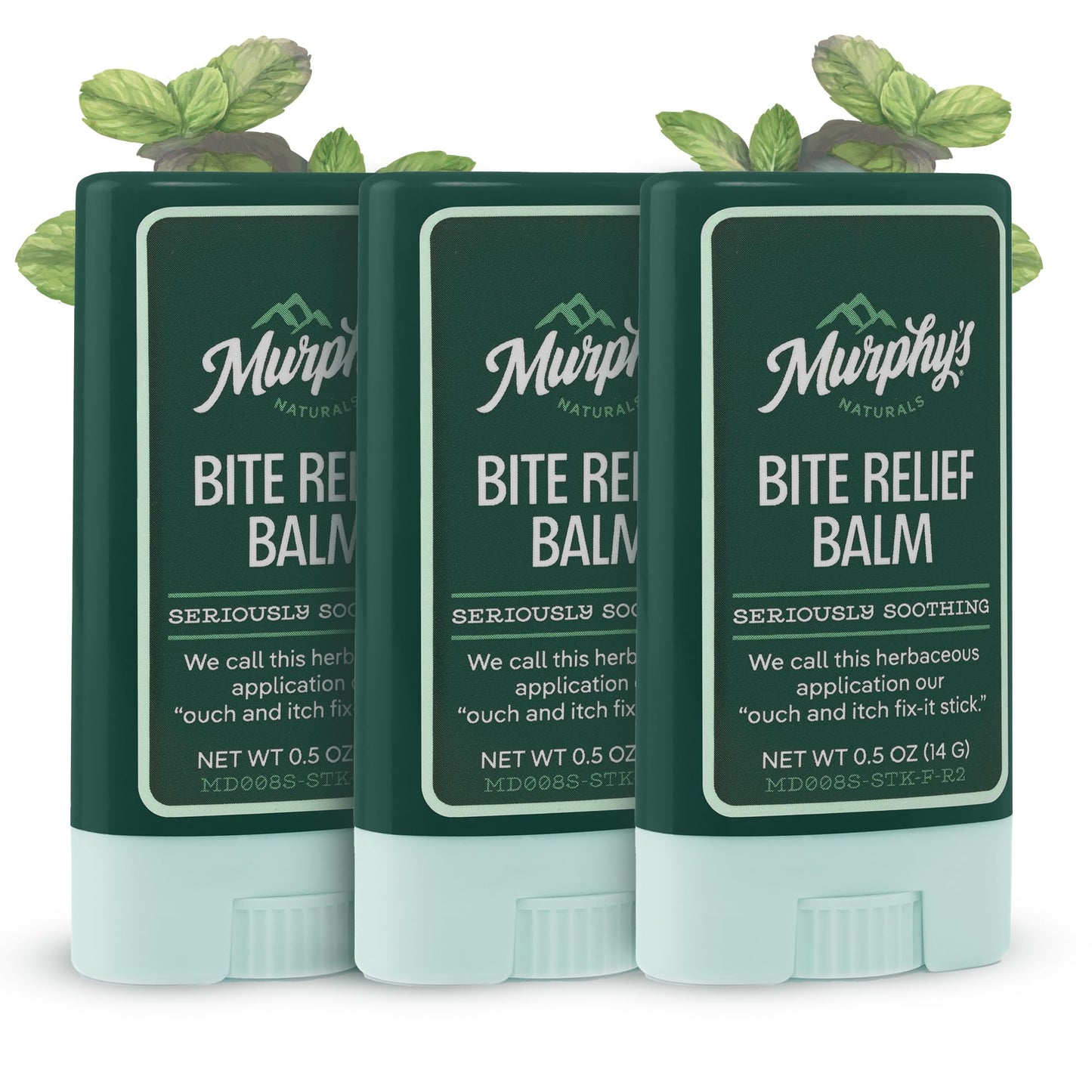 Murphy’s Naturals Insect Bite Relief Balm Stick – Travel 3-Pack