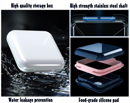 MURRI&MURRDI 2 Pack Retainer Case – Denture Storage & Travel Kit