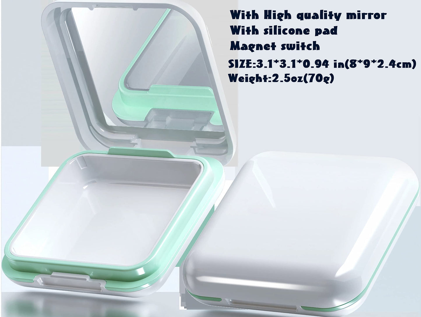 MURRI&MURRDI 2 Pack Retainer Case – Denture Storage & Travel Kit