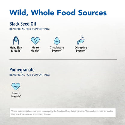 Black Seed Oil Cardio-Plus – Heart Health Support, 8 oz, Non-GMO