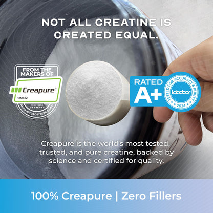 Muscle Feast Creapure Creatine Monohydrate Powder – Unflavored, Vegan & Keto-Friendly, 2lb