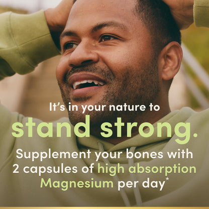 Nature’s Bounty Magnesium Glycinate 240 mg – 120 Capsules for Muscle, Heart, Bone & Nerve Health