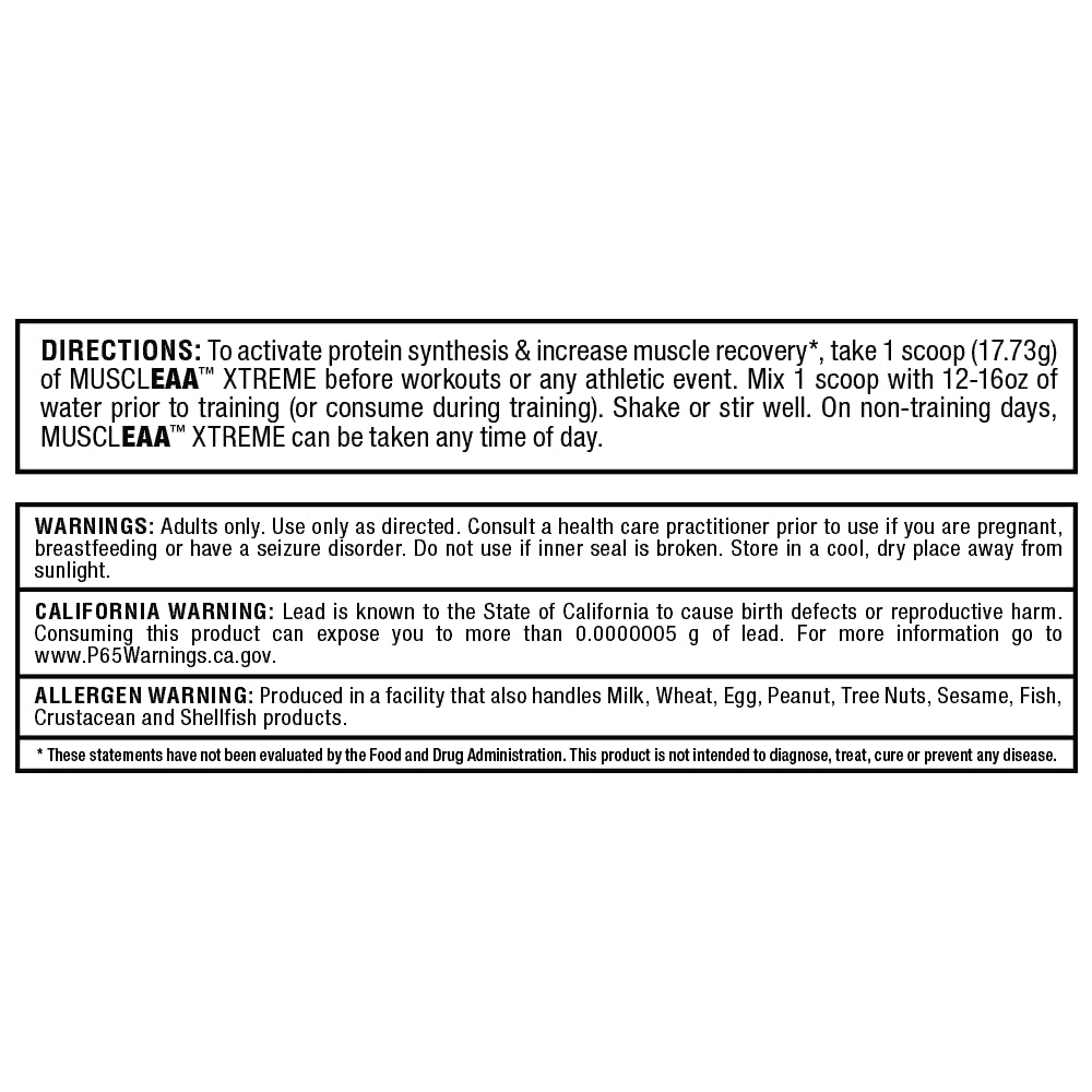 ALLMAX MUSCLEAA Xtreme Lime Margarita – 532 g Powder | EAAs, BCAAs & Hydration • Up to 30 Servings