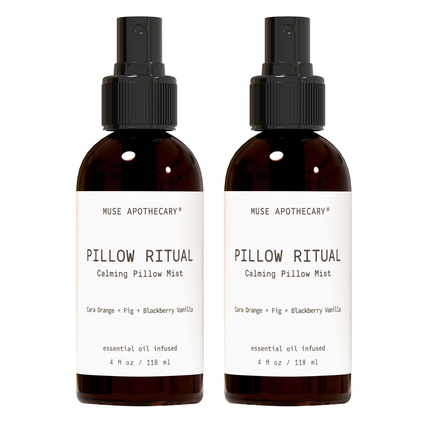 Muse Apothecary Pillow Ritual – Aromatic Calming Pillow Mist (4 oz) | Cara Orange + Fig + Blackberry Vanilla