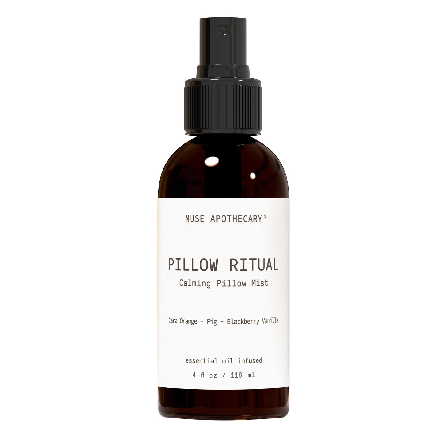 Muse Apothecary Pillow Ritual - Aromatic Pillow Mist & Linen Spray | Cara Orange + Fig + Blackberry Vanilla, 4 oz