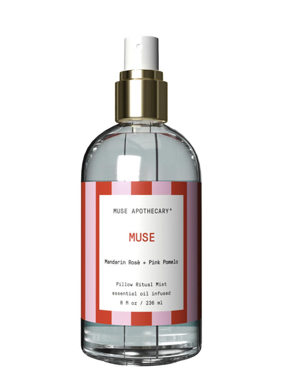 Muse Apothecary Pillow Ritual - Aromatic Pillow Mist, 8 oz (Mandarin Rosé + Pink Pomelo)