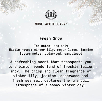 Muse Apothecary Pillow Ritual Pillow Mist – Fresh Snow (8 oz) 2-Pack