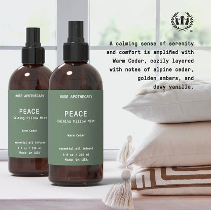 Muse Apothecary Pillow Ritual – Calming Pillow Mist (Warm Cedar)