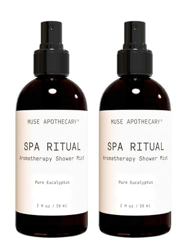 Muse Apothecary Spa Ritual Pure Eucalyptus Shower Mist - 2oz, 2 Pack