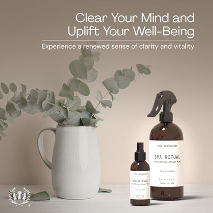 Muse Apothecary Spa Ritual Pure Eucalyptus Shower Mist - 2oz, 2 Pack