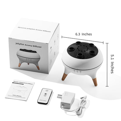 Mushroom Cloud Humidifier – Aromatherapy Diffuser with Jelly Fog & Sound-Activated Mode