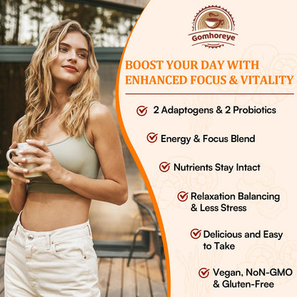 Organic Mushroom Coffee — 11 Superfood Mushrooms (Lion’s Mane, Reishi, Chaga) 5.3oz