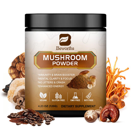 Mushroom Coffee with Lions Mane & Cordyceps – Energy & Focus