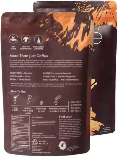 Mushroom Coffee with Lions Mane, Cordyceps and Chaga