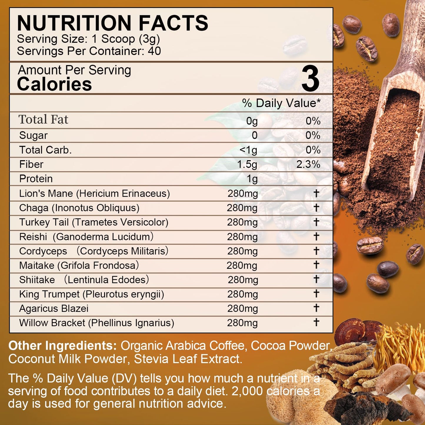 Mushroom Coffee with Lions Mane & Cordyceps – Energy & Focus