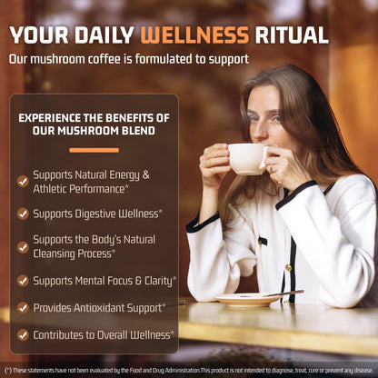 Mushroom Coffee 11 in 1 with Ashwagandha – Focus, Energy & Immunity Support
