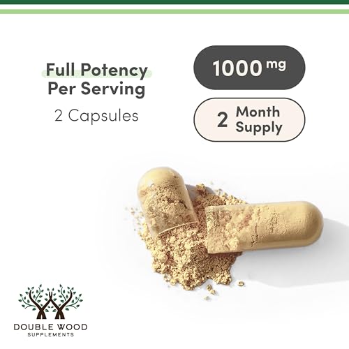 Double Wood Mushroom Complex 1,000mg – 10 Essential Mushrooms (120 capsules)