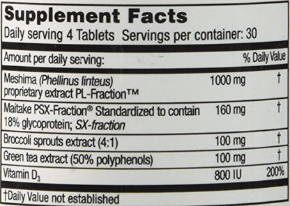 Mushroom Wisdom Breast-Mate Vegi-Tablets 120 Count – Made in USA