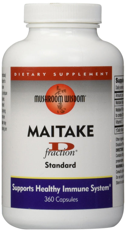Mushroom Wisdom Maitake D-Fraction 360 Capsules | Immune Support
