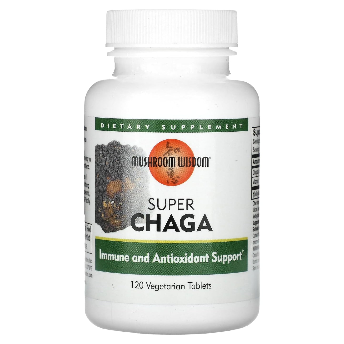 Mushroom Wisdom Super Chaga – 120 Count | Premium Chaga Mushroom Extract